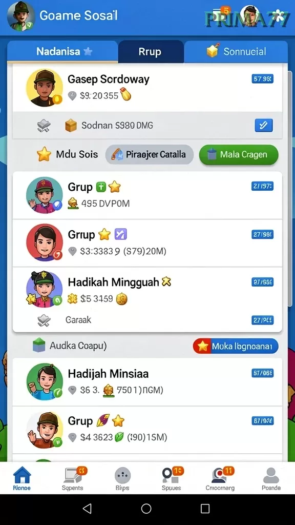 Pratinjau antarmuka prima77 — aplikasi APK resmi Android v2.5.6